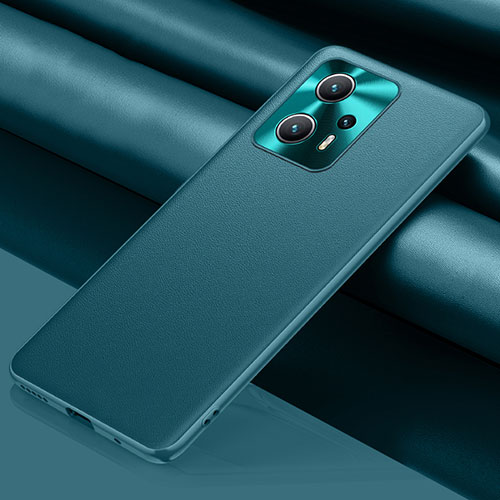 Soft Luxury Leather Snap On Case Cover QK1 for Xiaomi Poco X4 GT 5G Green