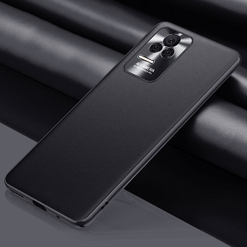 Soft Luxury Leather Snap On Case Cover QK1 for Xiaomi Redmi K40S 5G Black