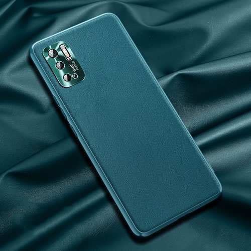 Soft Luxury Leather Snap On Case Cover QK1 for Xiaomi Redmi Note 10T 5G Green