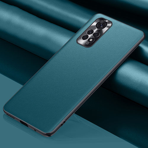 Soft Luxury Leather Snap On Case Cover QK1 for Xiaomi Redmi Note 11 Pro 5G Green