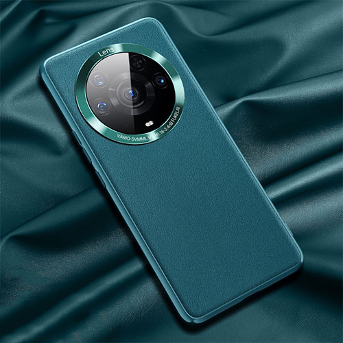 Soft Luxury Leather Snap On Case Cover QK2 for Huawei Honor Magic3 Pro+ Plus 5G Green
