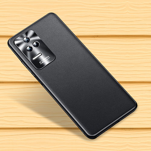 Soft Luxury Leather Snap On Case Cover QK4 for Xiaomi Redmi K50 Pro 5G Black