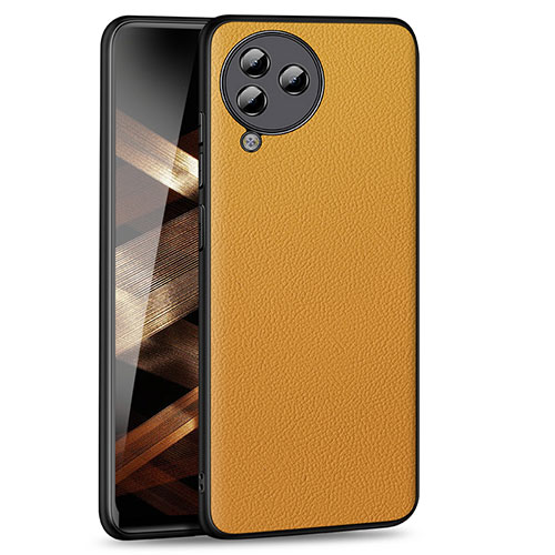 Soft Luxury Leather Snap On Case Cover QK5 for Xiaomi Civi 3 5G Orange