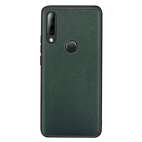 Soft Luxury Leather Snap On Case Cover R03 for Huawei P30 Lite Green