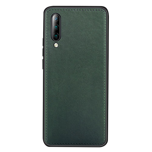 Soft Luxury Leather Snap On Case Cover R03 for Xiaomi Mi A3 Green