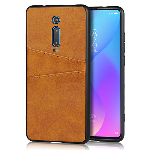 Soft Luxury Leather Snap On Case Cover R03 for Xiaomi Redmi K20 Pro Orange