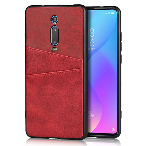 Soft Luxury Leather Snap On Case Cover R03 for Xiaomi Redmi K20 Red