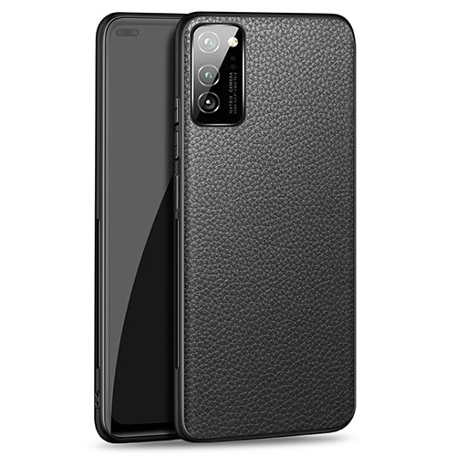 Soft Luxury Leather Snap On Case Cover R04 for Huawei Honor V30 5G Black