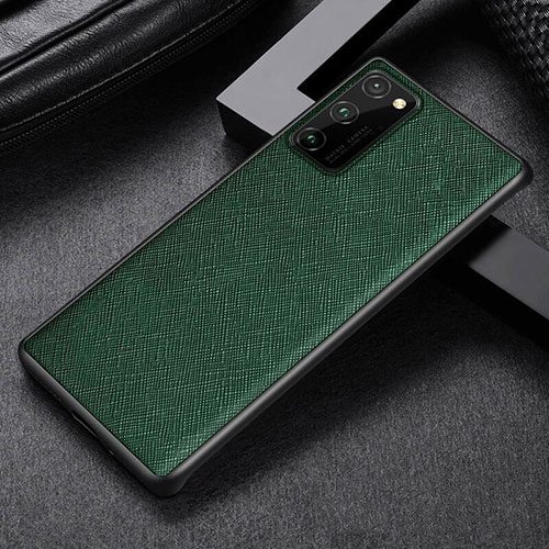 Soft Luxury Leather Snap On Case Cover R09 for Huawei Honor V30 5G Green