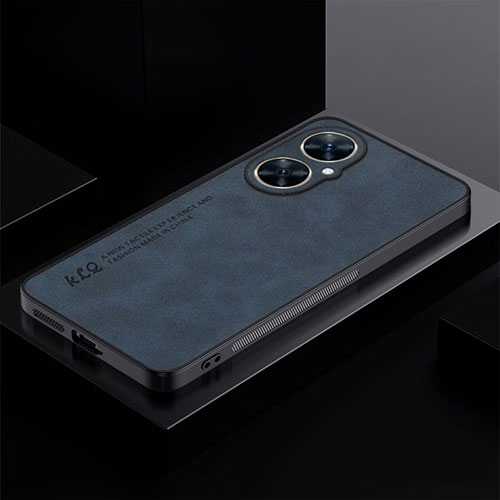 Soft Luxury Leather Snap On Case Cover S01 for Huawei Nova 11i Blue