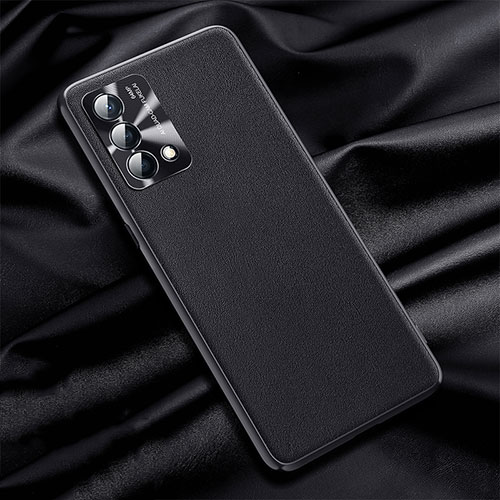 Soft Luxury Leather Snap On Case Cover S01 for Oppo K9 5G Black