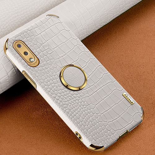 Soft Luxury Leather Snap On Case Cover S01 for Samsung Galaxy A02 White