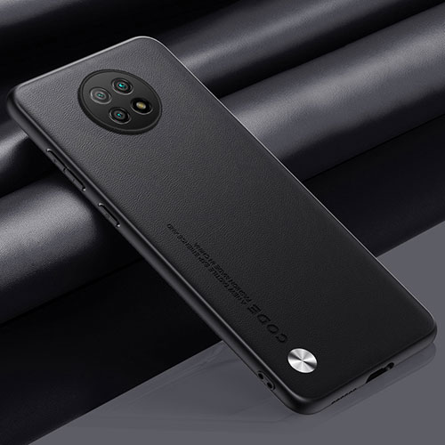 Soft Luxury Leather Snap On Case Cover S01 for Xiaomi Redmi Note 9T 5G Black