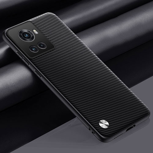 Soft Luxury Leather Snap On Case Cover S02 for OnePlus Ace 5G Dark Gray