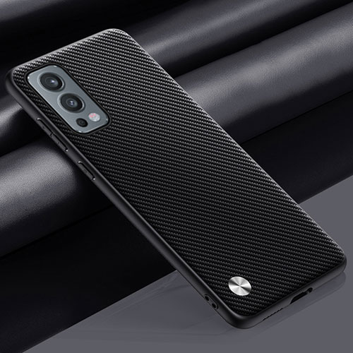 Soft Luxury Leather Snap On Case Cover S02 for OnePlus Nord 2 5G Dark Gray