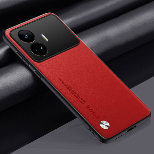 Soft Luxury Leather Snap On Case Cover S02 for Realme GT Neo5 SE 5G Red