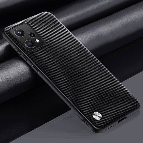 Soft Luxury Leather Snap On Case Cover S02 for Realme Narzo 50 Pro 5G Dark Gray