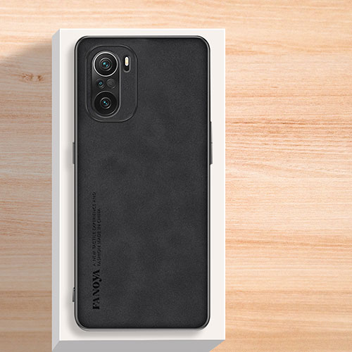 Soft Luxury Leather Snap On Case Cover S02 for Xiaomi Mi 11X Pro 5G Black