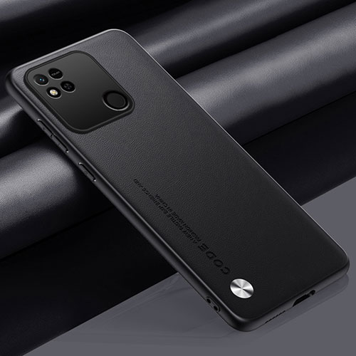 Soft Luxury Leather Snap On Case Cover S02 for Xiaomi POCO C31 Black