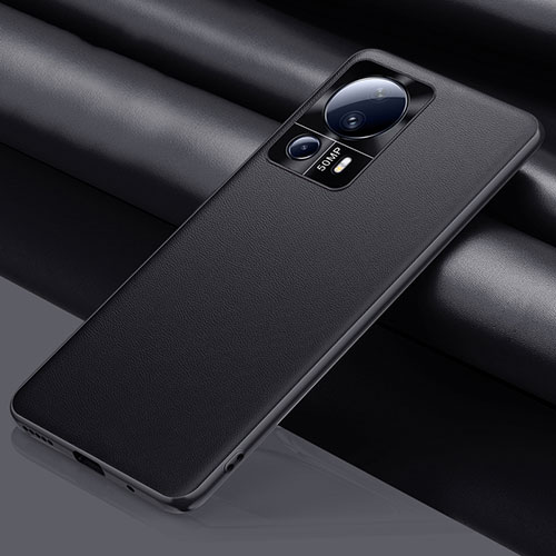 Soft Luxury Leather Snap On Case Cover S03 for Xiaomi Civi 2 5G Black