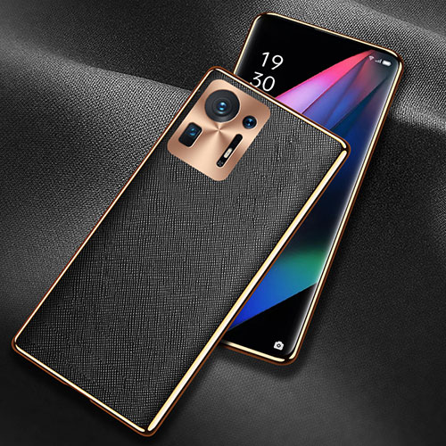 Soft Luxury Leather Snap On Case Cover S03 for Xiaomi Mi Mix 4 5G Black