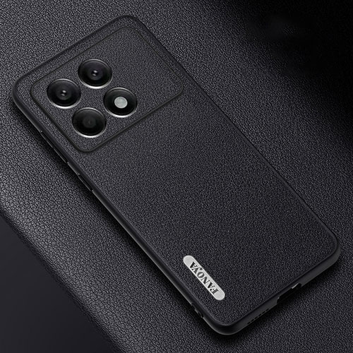 Soft Luxury Leather Snap On Case Cover S03 for Xiaomi Redmi K70 5G Black