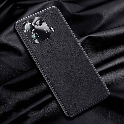 Soft Luxury Leather Snap On Case Cover S05 for Xiaomi Mi 11 Pro 5G Black