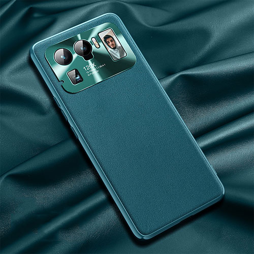 Soft Luxury Leather Snap On Case Cover S06 for Xiaomi Mi 11 Ultra 5G Green