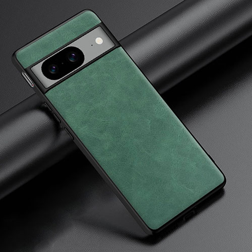 Soft Luxury Leather Snap On Case Cover S07 for Google Pixel 8 5G Green