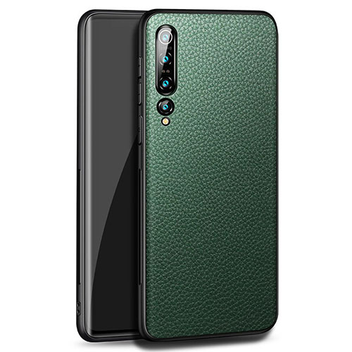 Soft Luxury Leather Snap On Case Cover S07 for Xiaomi Mi 10 Pro Green