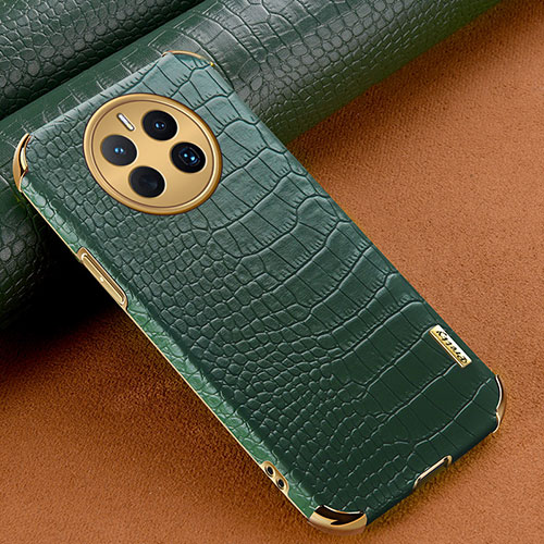 Soft Luxury Leather Snap On Case Cover XD1 for Huawei Mate 50 Green