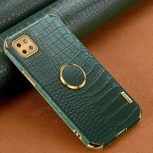 Soft Luxury Leather Snap On Case Cover XD1 for Samsung Galaxy A22 5G Green