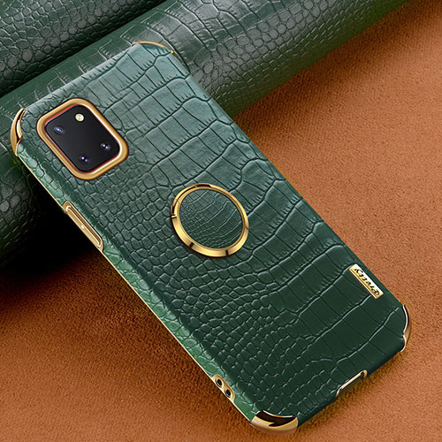 Soft Luxury Leather Snap On Case Cover XD1 for Samsung Galaxy M60s Green