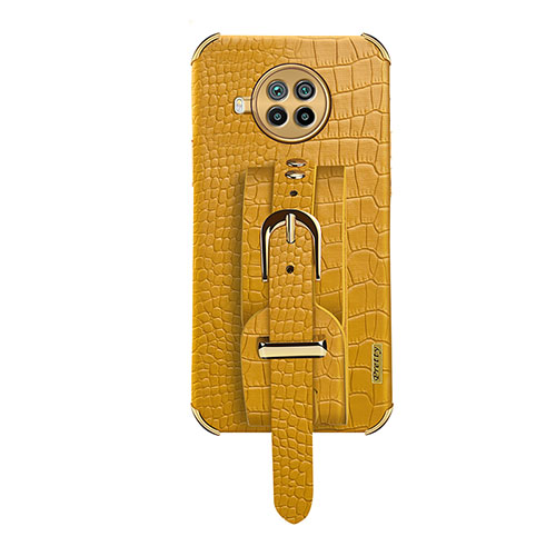 Soft Luxury Leather Snap On Case Cover XD1 for Xiaomi Mi 10i 5G Yellow