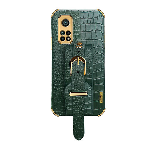 Soft Luxury Leather Snap On Case Cover XD1 for Xiaomi Mi 10T 5G Green