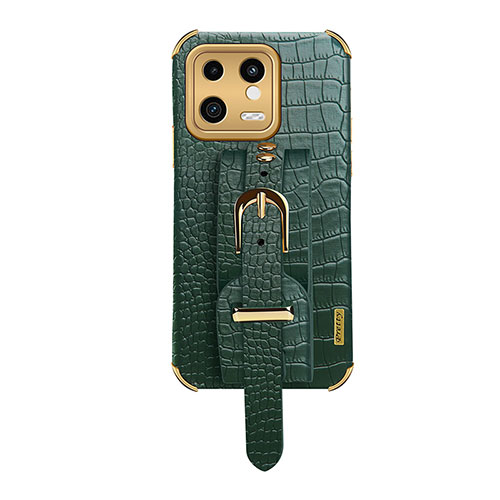 Soft Luxury Leather Snap On Case Cover XD1 for Xiaomi Mi 13 5G Green