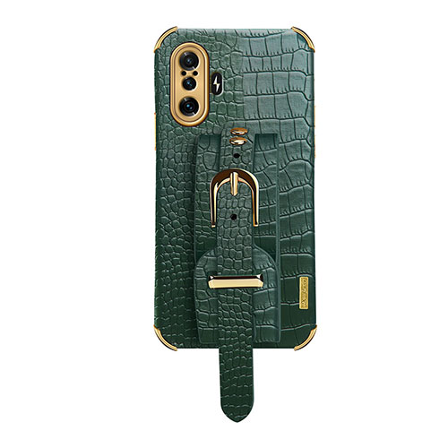 Soft Luxury Leather Snap On Case Cover XD1 for Xiaomi Poco F3 GT 5G Green