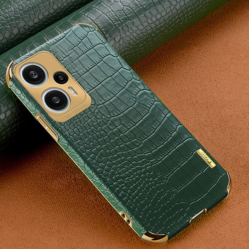 Soft Luxury Leather Snap On Case Cover XD1 for Xiaomi Poco F5 5G Green