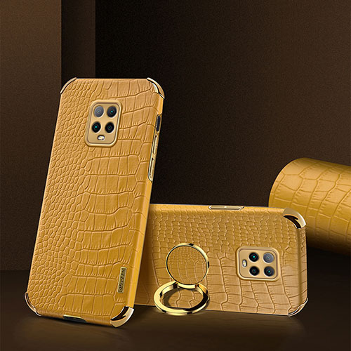 Soft Luxury Leather Snap On Case Cover XD1 for Xiaomi Redmi 10X Pro 5G Yellow