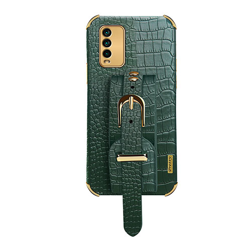 Soft Luxury Leather Snap On Case Cover XD1 for Xiaomi Redmi 9 Power Green