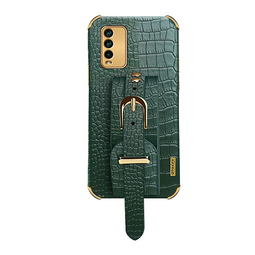 Soft Luxury Leather Snap On Case Cover XD1 for Xiaomi Redmi 9T 4G Green