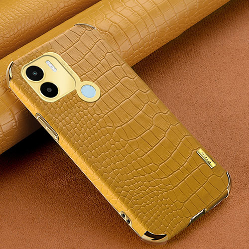 Soft Luxury Leather Snap On Case Cover XD1 for Xiaomi Redmi A1 Plus Yellow