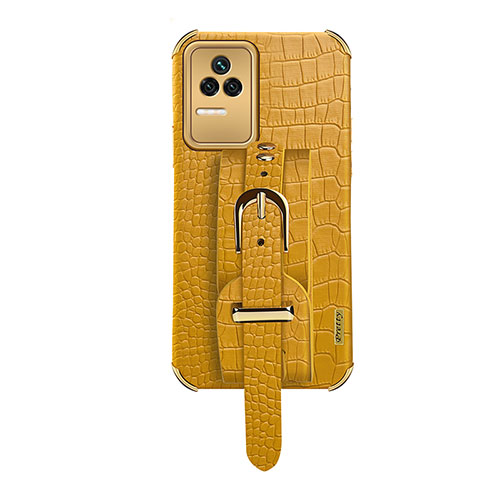 Soft Luxury Leather Snap On Case Cover XD1 for Xiaomi Redmi K50 5G Yellow