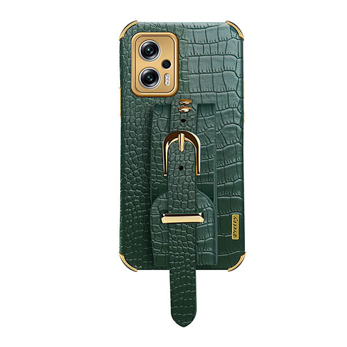 Soft Luxury Leather Snap On Case Cover XD1 for Xiaomi Redmi K50i 5G Green