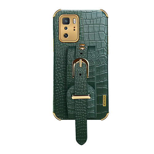 Soft Luxury Leather Snap On Case Cover XD1 for Xiaomi Redmi Note 10 Pro 5G Green