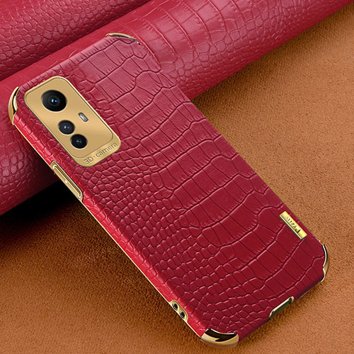 Soft Luxury Leather Snap On Case Cover XD1 for Xiaomi Redmi Note 12S Red