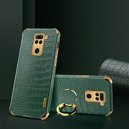 Soft Luxury Leather Snap On Case Cover XD1 for Xiaomi Redmi Note 9 Green