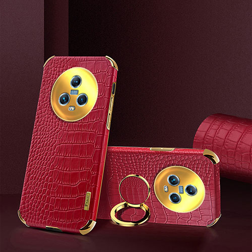 Soft Luxury Leather Snap On Case Cover XD2 for Huawei Honor Magic5 5G Red