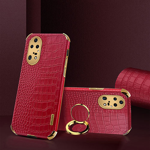 Soft Luxury Leather Snap On Case Cover XD2 for Huawei P50 Red