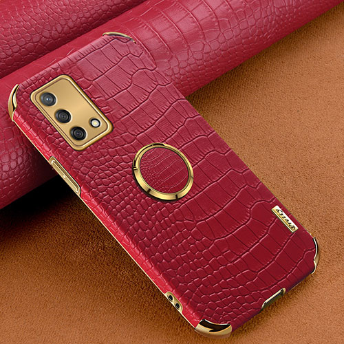 Soft Luxury Leather Snap On Case Cover XD2 for Oppo F19s Red